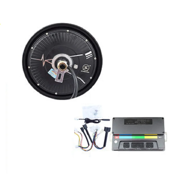 BLDC motor 10inch 72V 1000W disc brake electric hub motor for Electric motorcycle