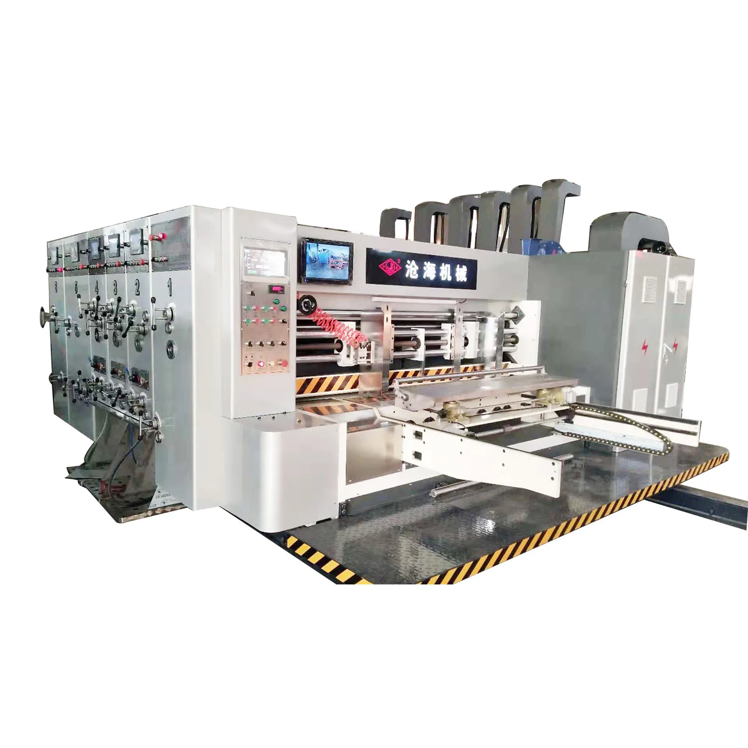 Canghai high speed automatic rotary carton box die cutting machine