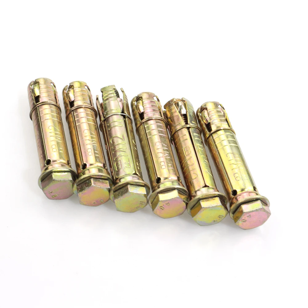 AOJIA Best New Product Of 2024 Factory Price 4 PCS Heavy Duty Shield Anchor Fix Bolt Complete Set M8 M10