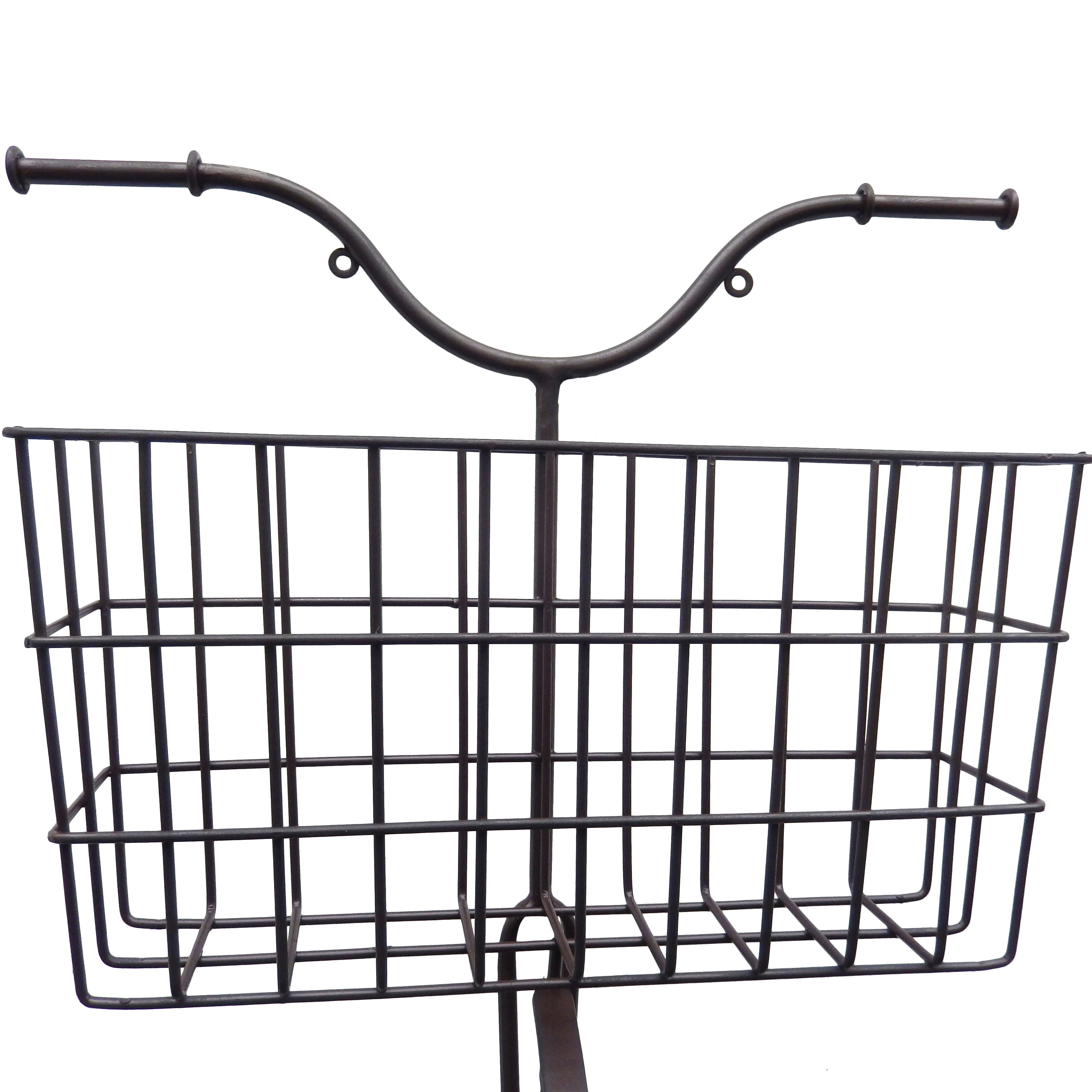 metal iron art bicycle flower basket wall decoration restaurant bar shop ornaments wall decor