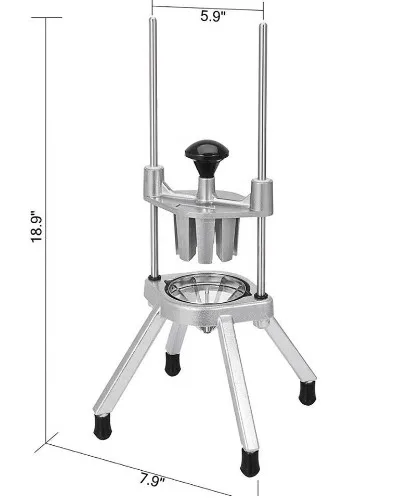 MVC-01C manual vegetables cutter, fruit  slice cutting machine with push handle
