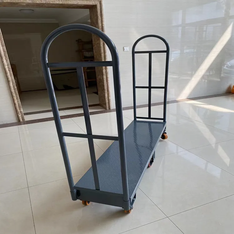 Heavy Duty Steel Dolly U-Boat Utility Trolley Material Cart Platform Hand Truck