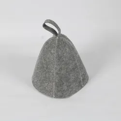 Custom handcraft manufacturer high quality felt sauna hats for bath