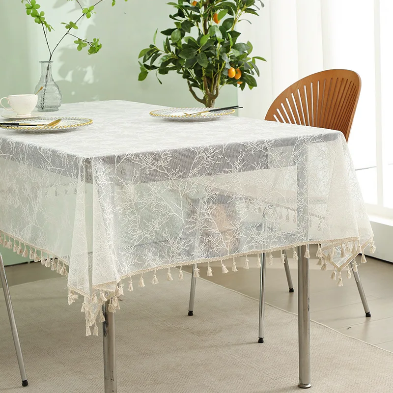 100%polyester lace  tablecloths TA085