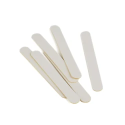 5000Pcs/Case Home Use Nail Filer Manicure File White Nail File Disposable Mini Wooden Zebra Nail File
