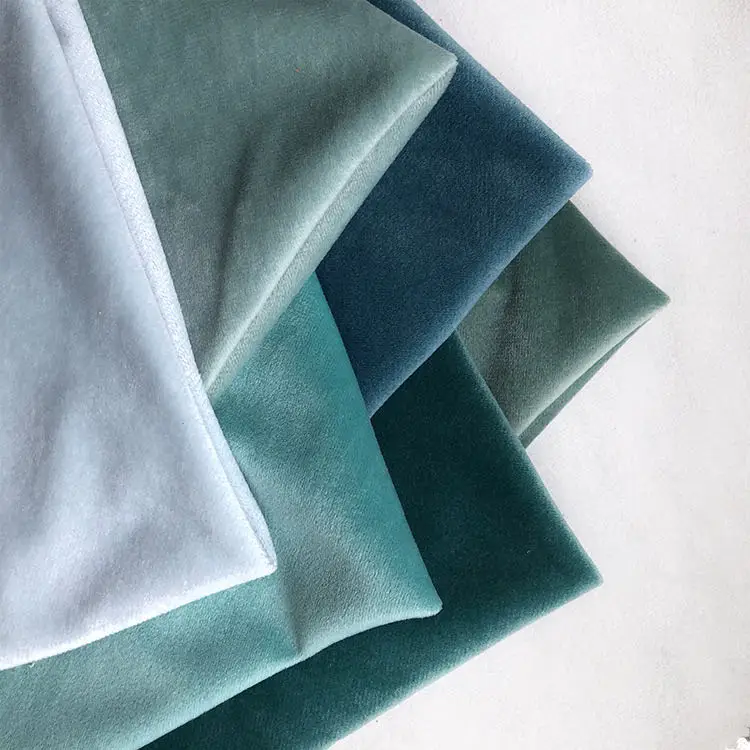 Shaoxing Factory Polyester Spandex Li Velvet Fabric /velour Fabric for Blanket Toy Sofa