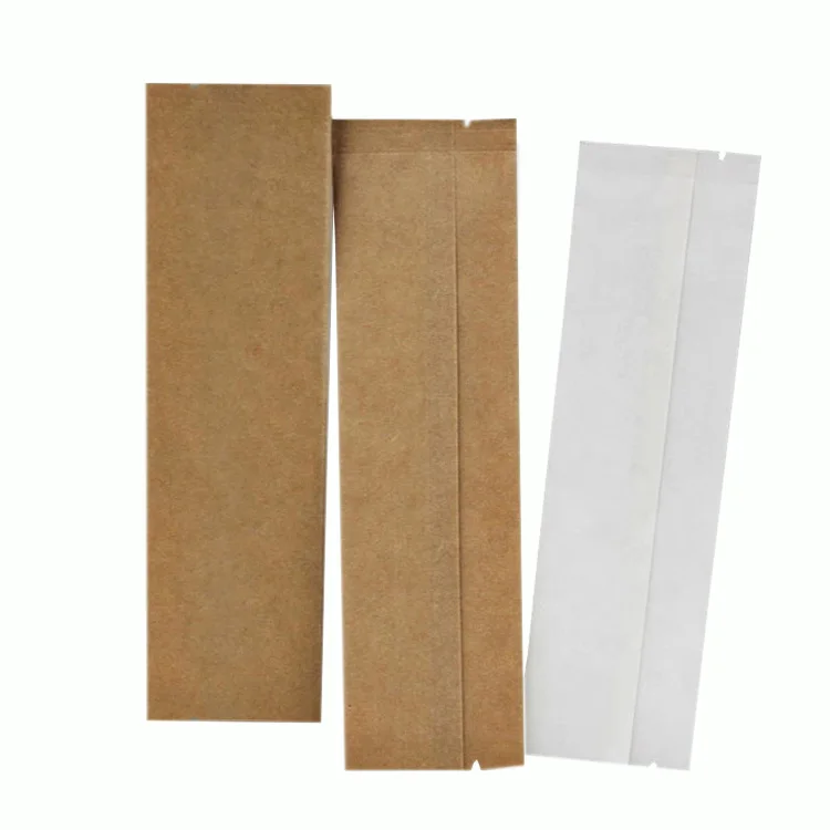 In Stock and Custom Aluminized White Brown Kraft Paper Powder Sugar Single Serve Packaging Small Individual Stick Sachet