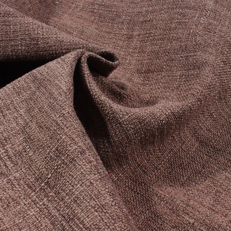 
2020 new style wholesale thick linen fabrics for sofa seat covers cushion pillow 