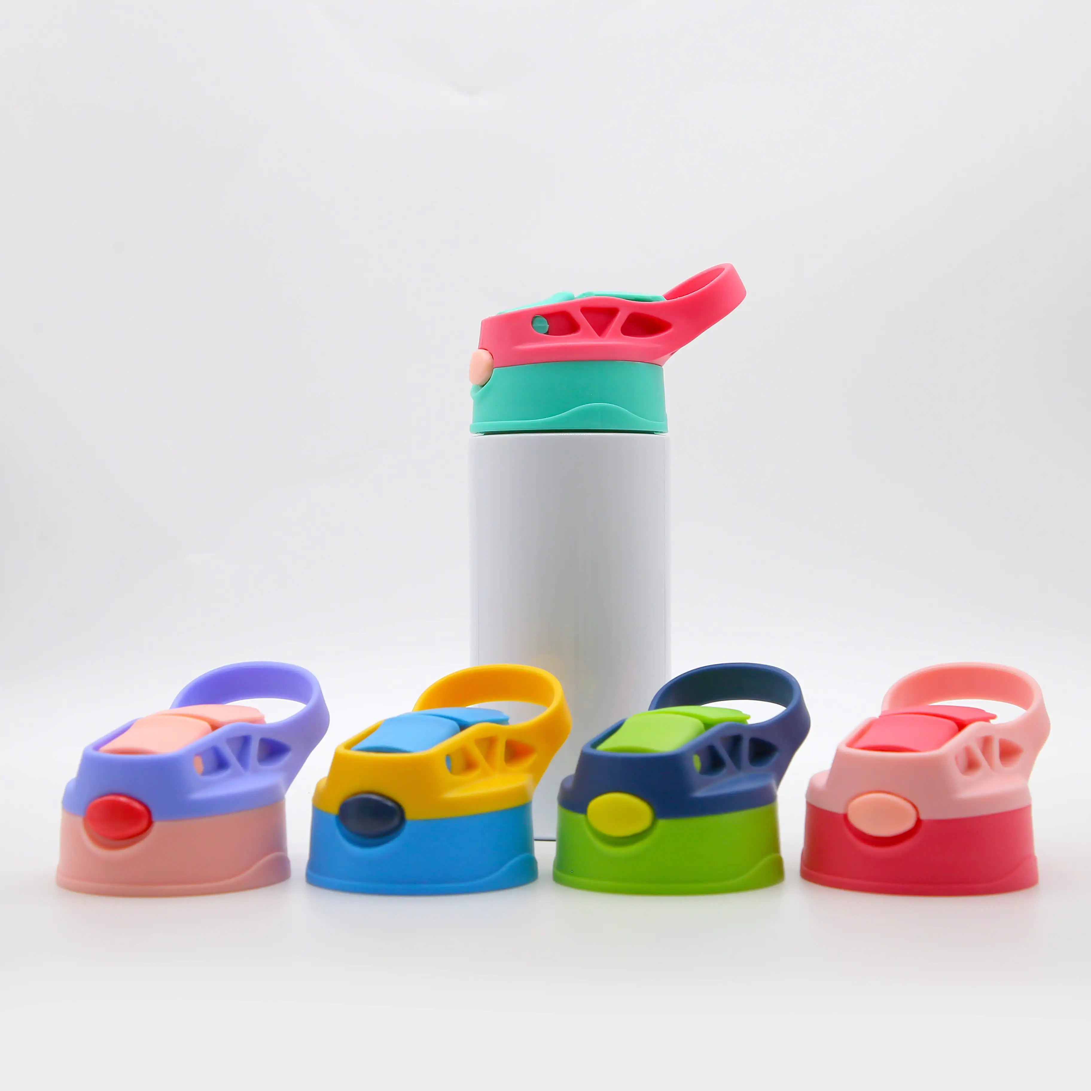 New Arrival 20oz 350ml Children  Stainless Steel Tumbler Vacuum Insulated Sublimation Blanks Kid Thermal Bottle With Straw