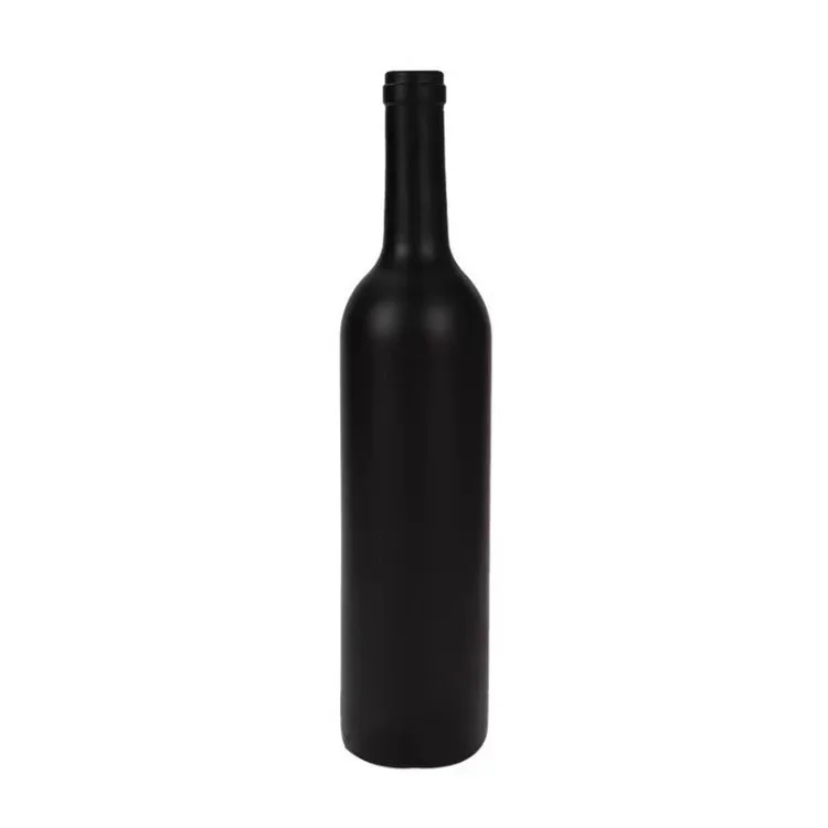 Factory High Quality Empty 750 ML Colored Round Liquor Bottle Glass Wine Bottle Wholesale