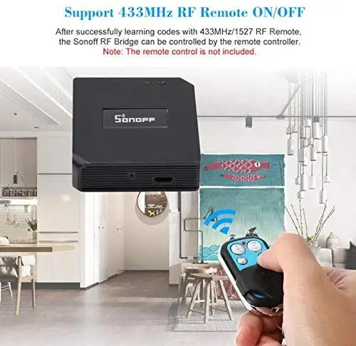 Sonoff RF Bridge 433 МГц пульт дистанционного управления 2 4G WiFi смарт-переключатели для автоматизации умного