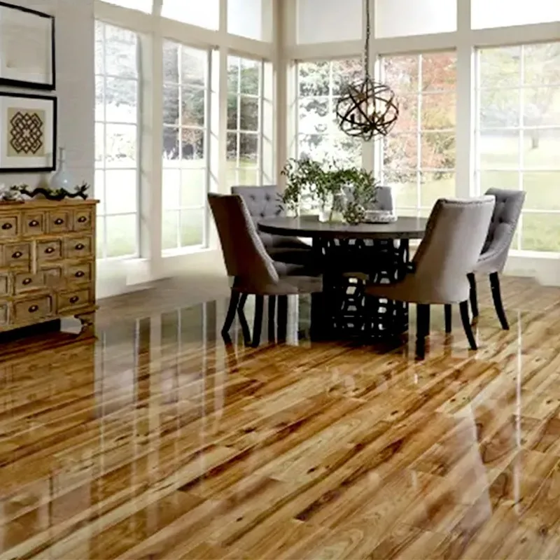 European 100% Black Oak Herringbone Laminate Floor Economically Priced Modern Wood Flooring for Living Room