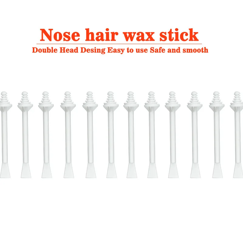 2 in 1 Disposable Plastic Nose Hair wax Stick Hair Removal Cleaning Nose hair waxing stick for men Waxing Accessories