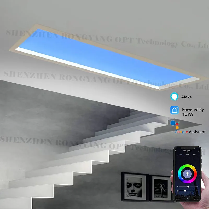 Shenzhen Led Display Blue Sky Natural Smart Home Artificial Skylight For Living Room