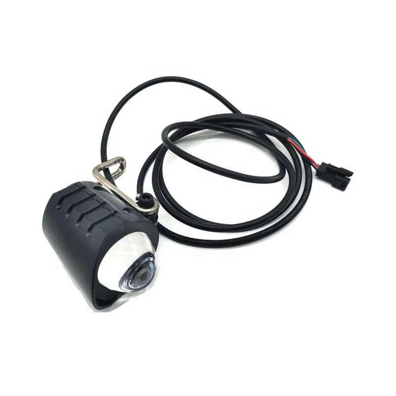 Ebike Bicycle Waterproof Rechargeable Front Light With Horn Headlight For Electric Bike Accessories Flashlight Alarm Horn