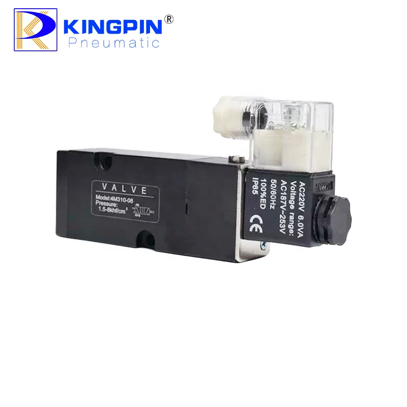 Pneumatic solenoid 4M210-08 controller air reversing valve battery ball valve switch butterfly valve 4M310-10