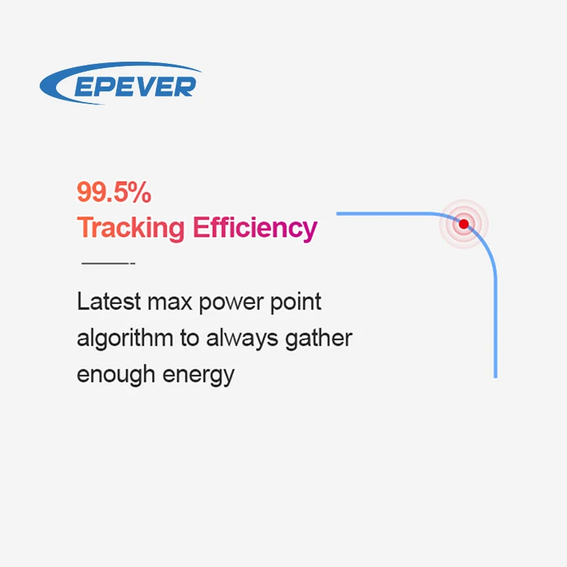Epever High Voltage MPPT Charger Controlador Solar Mppt 12V 24V 36V 48V Solar Charger Controller MPPT 60A 80A 100A