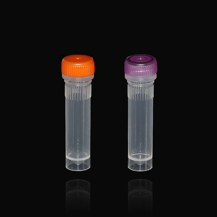 laboratory sterile cryogenic vials 2ml cryovials for liquid nitrogen storage