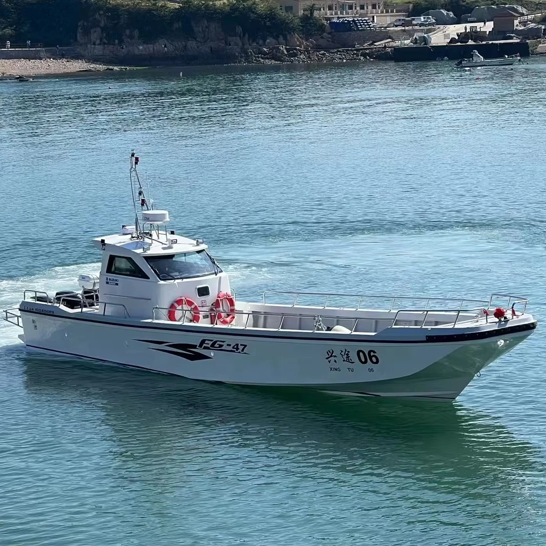 Grandsea дешевая цена длина 14 м стекловолоконная удлиненная Коммерческая рыболовная лодка для продажи