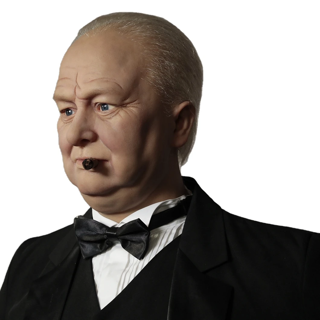 Customized Winston Churchill Life Size Celebrity Wax Figure For Sale