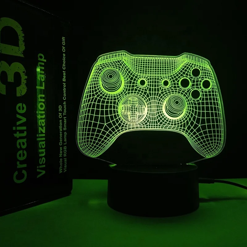 Kids Room Decoration 3D Lamp G 3D Name Lamp Anime Building Movie Designs 3D Night Lamp Anime