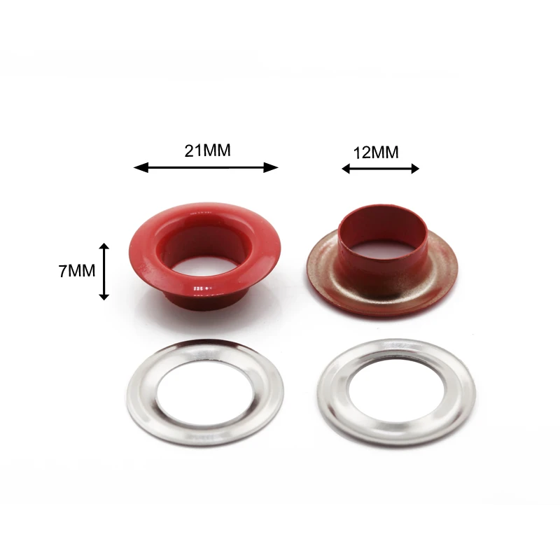 Professional metal grommet supplier antique brass color anti rust round eyelet 12mm for banner