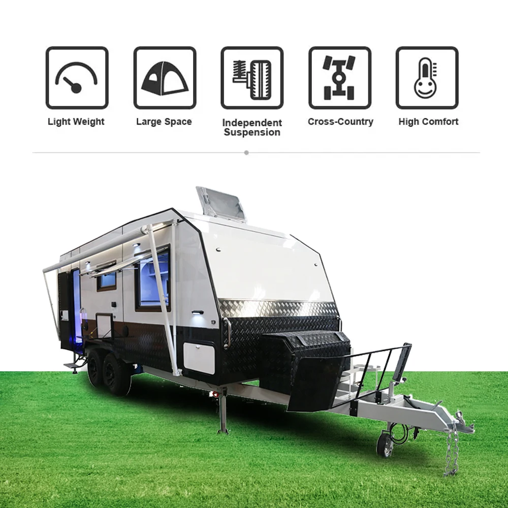 Австралийский внедорожный туристический трейлер ECOCAMPOR 4x4 на солнечных батареях