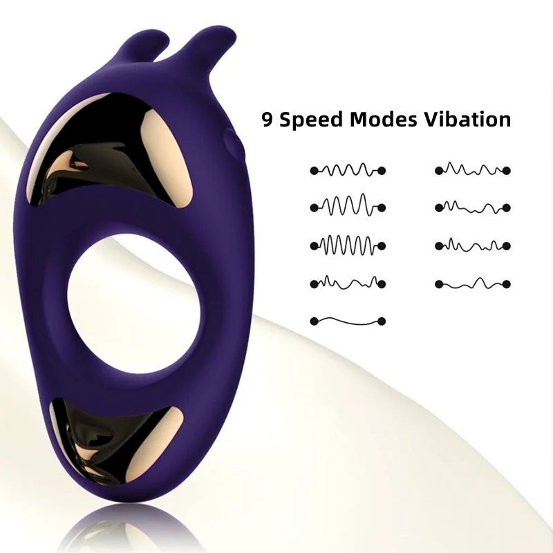Wholesale Rabbit Shaped Sex Toys Rechargeable USB Vibrator Medical Silicone Rabbit Vibrating Cock Ring