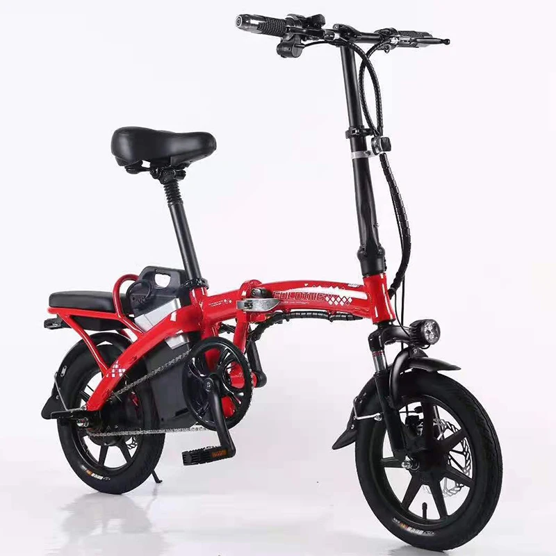 14inch Normal tire electric bike with 750W 48V folding bicycle E-bike mini e-bikes kids electric city bike on sale