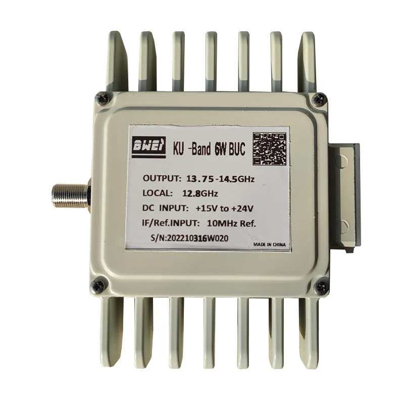 Universal Block Up converter 13.75 ~ 14.5 GHz  12.8GHz 6W Ku-Band BUC 13.75 ~ 14.5 GHz  transmitter buc