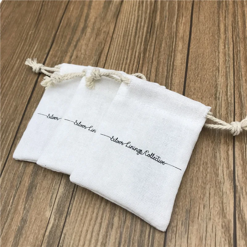 Маленькая Льняная сумка для косметики