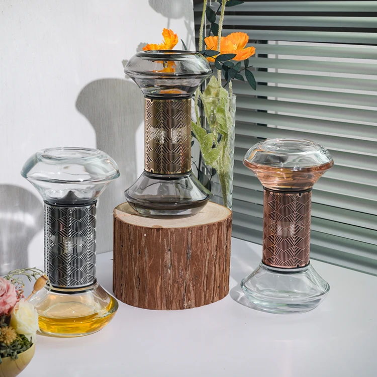 Modern Luxury Home Decoration Hourglass Shape Natural Fragrance Oil Aroma Reed Diffuser for Home Aromatherapy