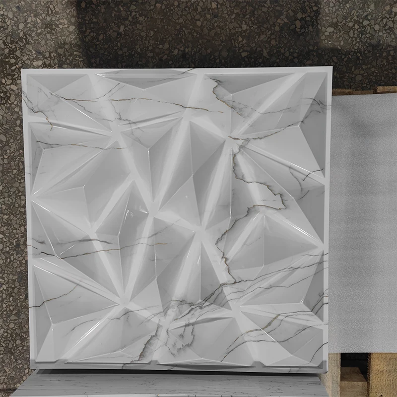 Interior decorpvc marble sheets coating marble 3d wall panels pvc wall sticker high quality waterproof