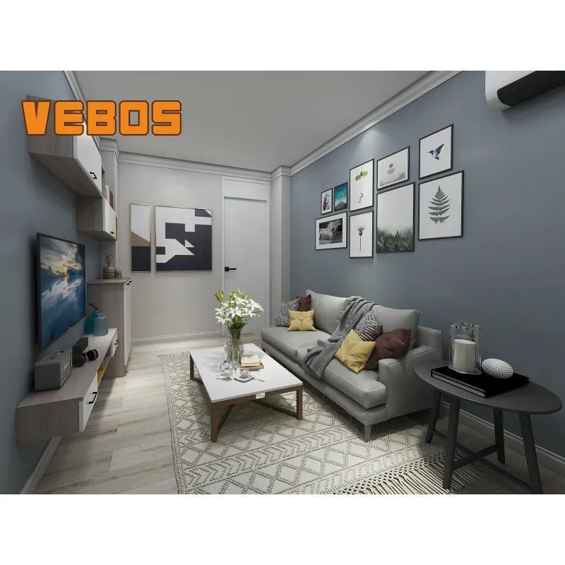 Китайская фабрика, деревянная современная мебель на заказ, маленькая мебель для квартир, компактная мебель для небольших квартир