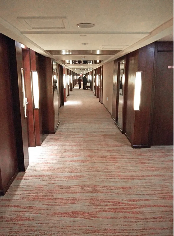Custom Printing Carpet Rug Five Star Hotel Runner