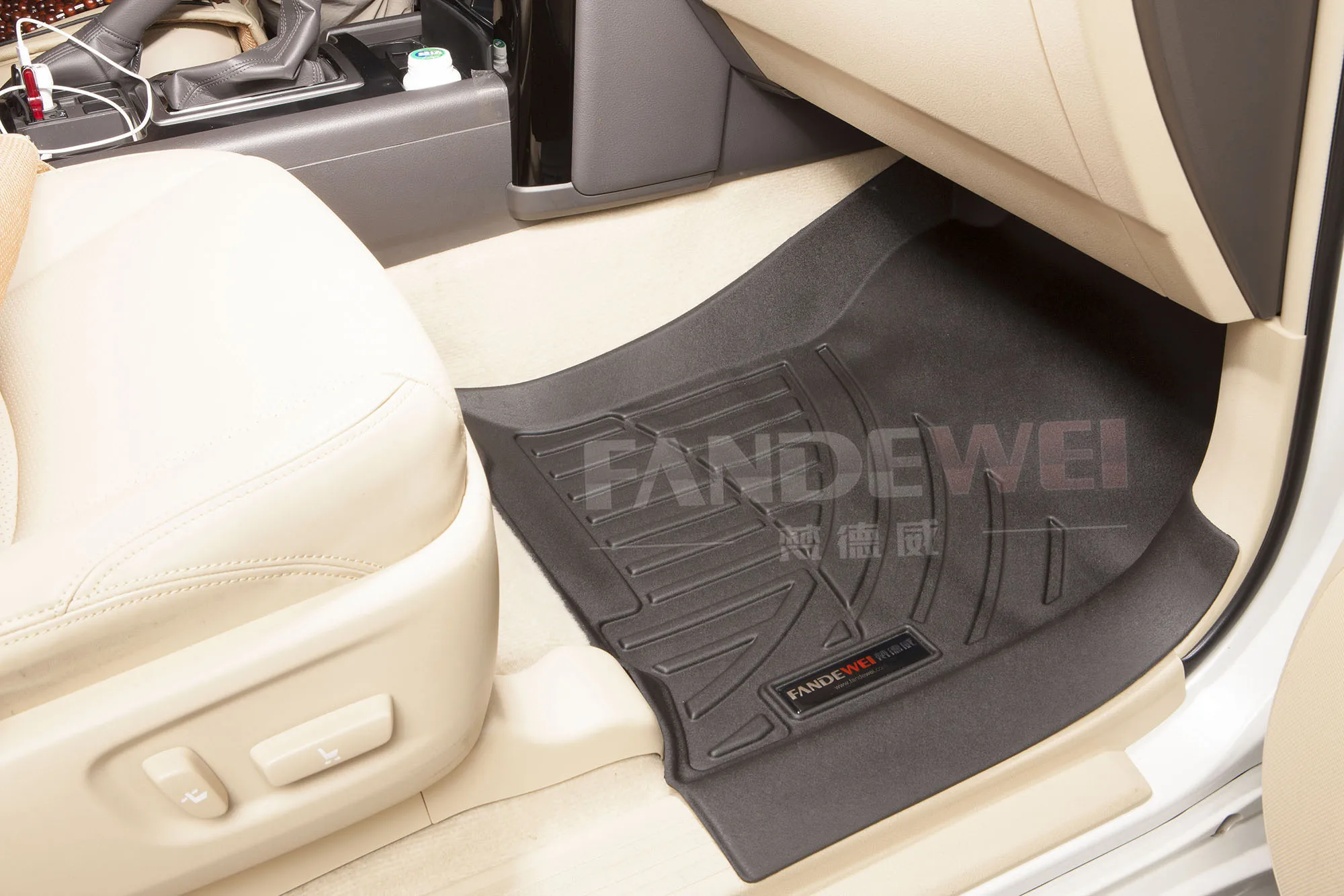 hot sale 3D car mats for Toyota Prado 150 waterproof anti-slip precise fitting TPE carpet auto interior protective accessories