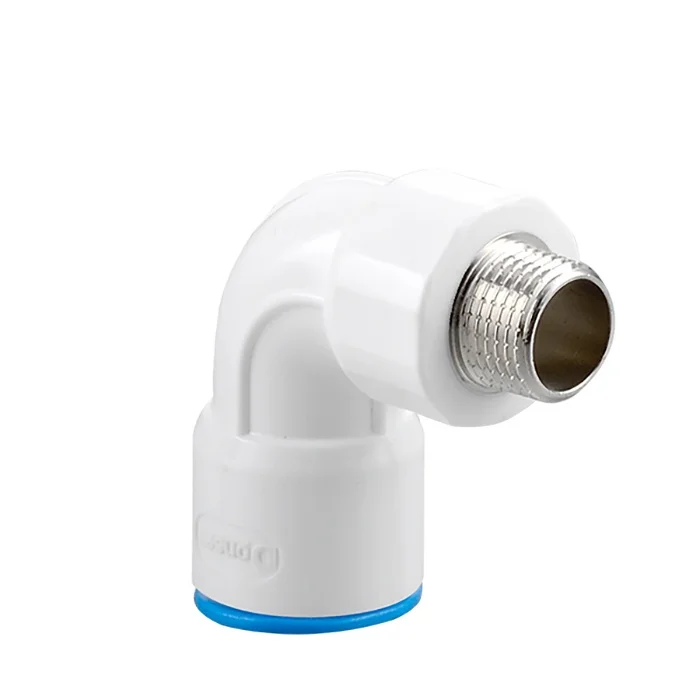 China Supplier High Quality plastic pipe fittings elbow ppr push fittings PPR PUSH FITTING ELBOW