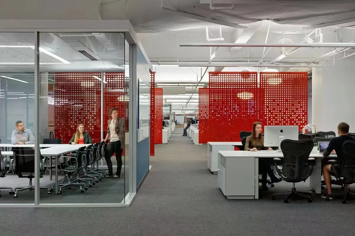 European Standard Eco-friendly 100% PET Colorful Acoustic Wall Panels Decorative Screen Room Divider