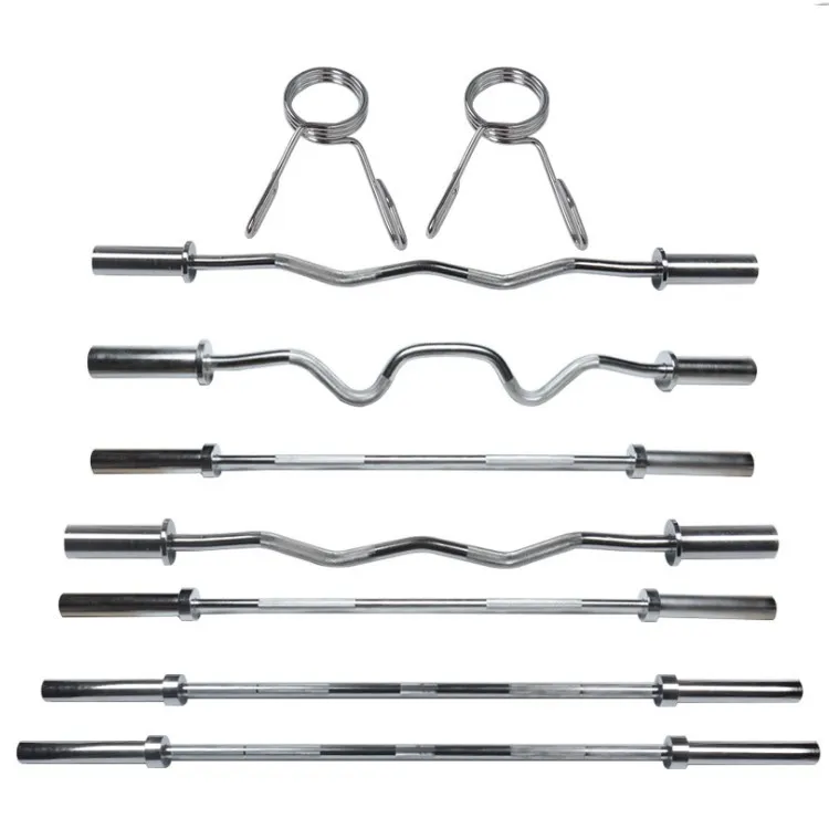 Factory Gym Training Colorful Safety Squat Bar Barbell Custom Logo Hard Chrome Teflons Bar Weight Lifting Barbell Bar