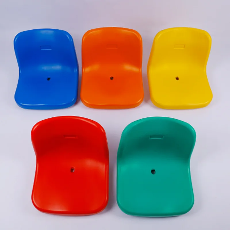 Wholesale Hollow Plastic Stand Chair Middle Back Tribune Stadium Soccer Goals Outdoor Gym Seating