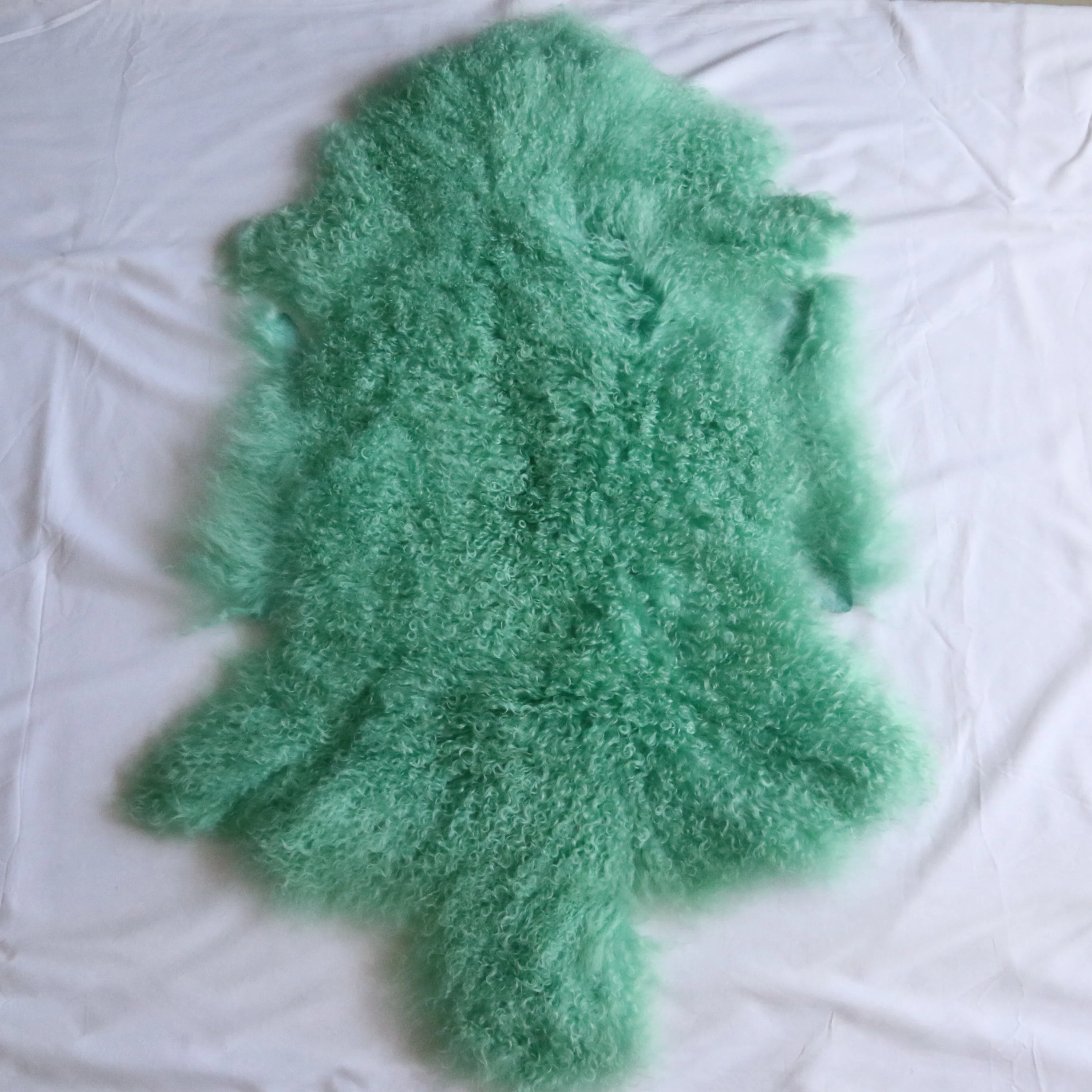 Natural Mongolian Sheepskin Throw Hide Tibetan Lamb Fur Skin Real Sheep Fur Rugs Blanket