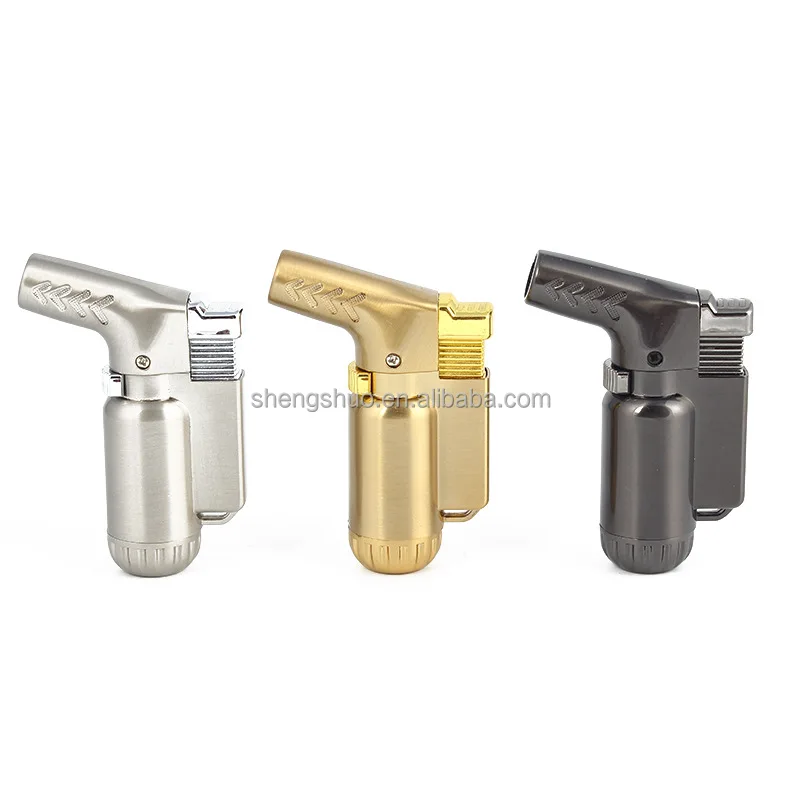 New Small Metal Jet Flame Blow Torch Lighter For Cigar Wholesale