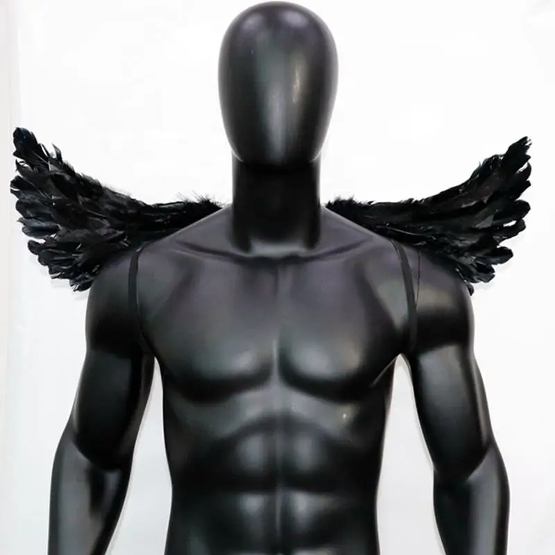 Halloween Feather Angel Wings, Role Play Movie Characters, Costume Accessories Masquerade Adult Child