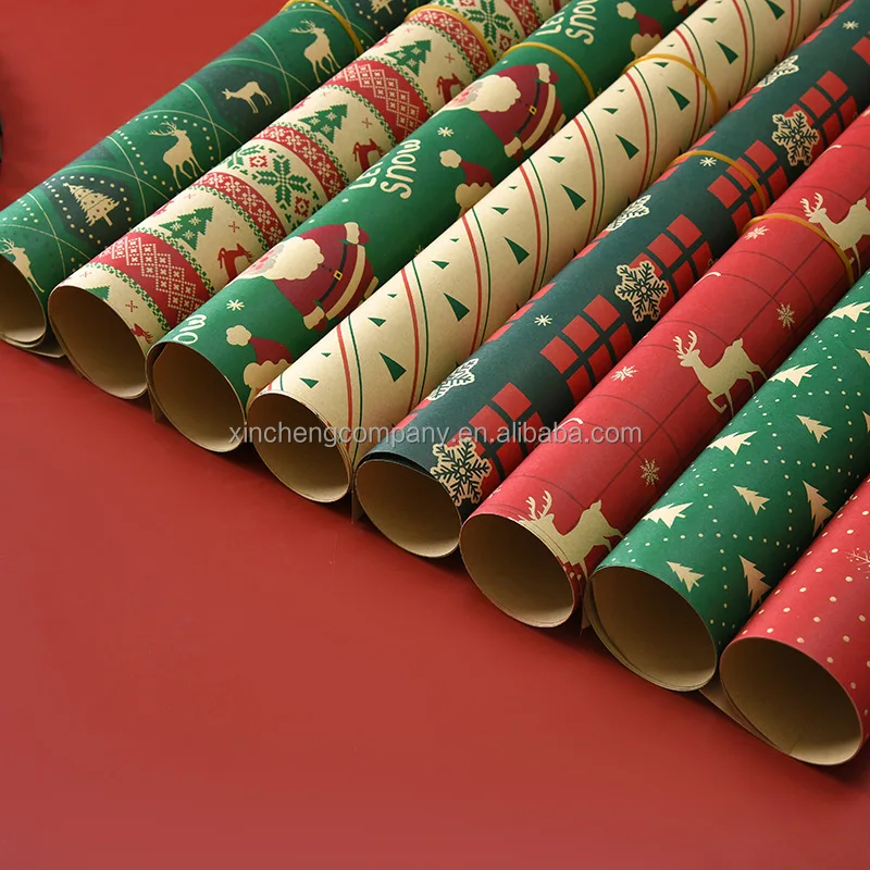 Custom Tissue Paper Eco Friendly One Side Printing Kraft Wrapping Gift Wrapping Paper