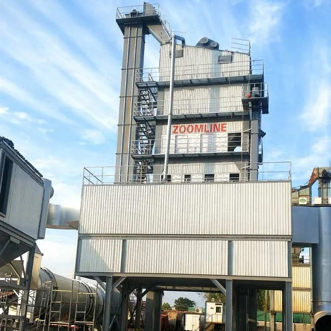 Environmentally friendly 240tph asphalt hot mix plant equipment price