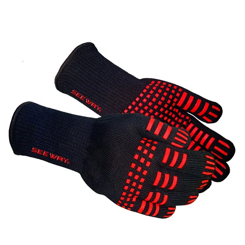 Seeway Flameproof Heat Resistant Grill Cooking Gloves