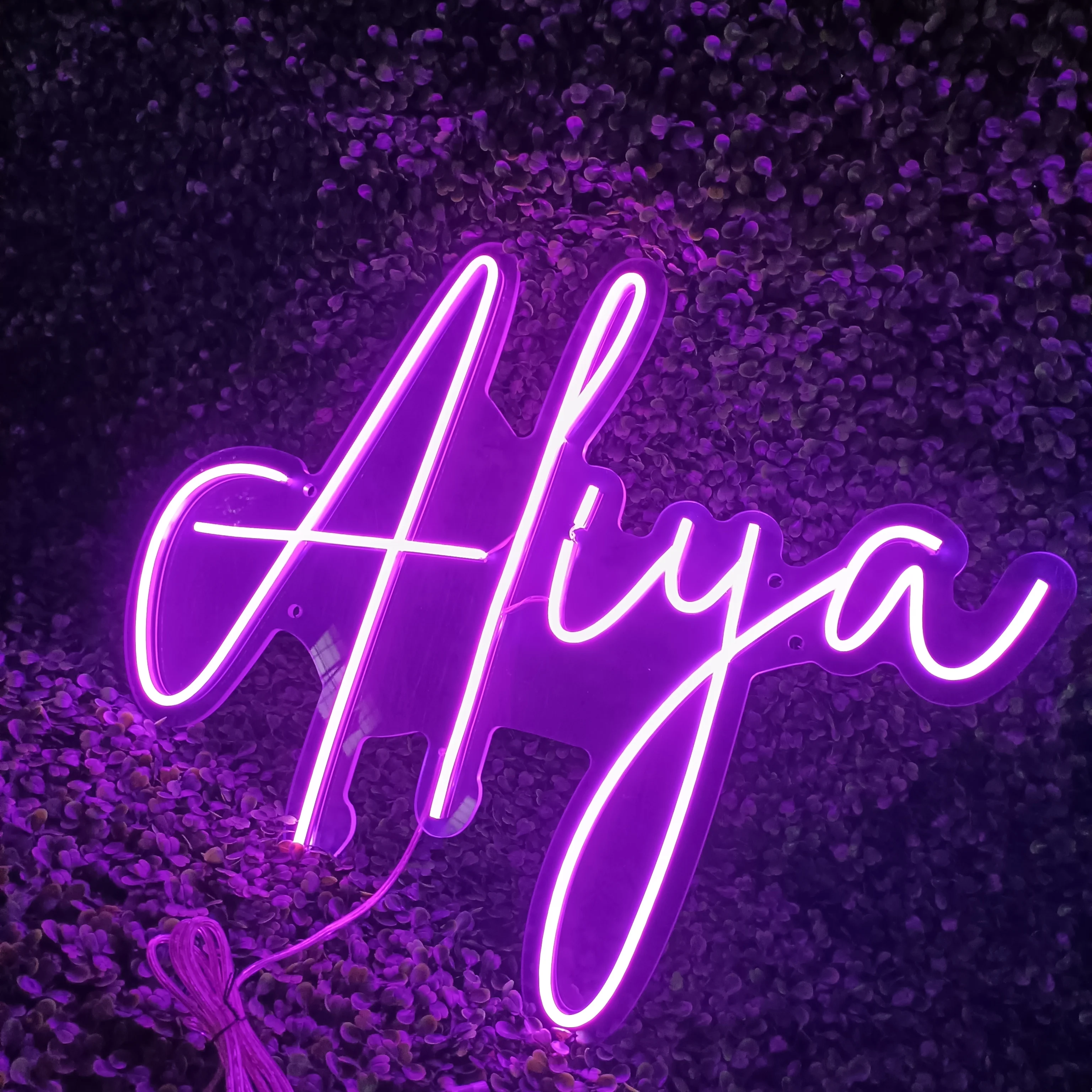 Led Sign Board Logo Signboard Wall Signs Custom 3D Light Up Letters Signs Circle Name Plate Business High Quality Acrylic Neon S