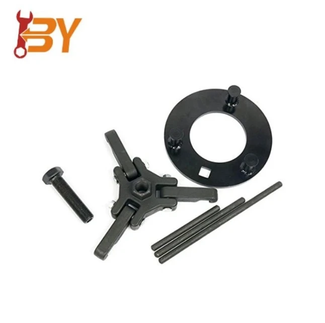 Professional Crank Crankshaft Pulley Harmonic Damper Pulley 3-Jaw Puller tool Set