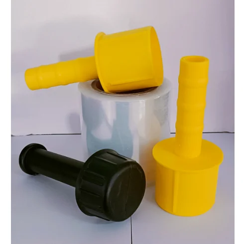 Mini Stretch Roll White Color Black Yellow Plastic Handle for Wraps Dispenser