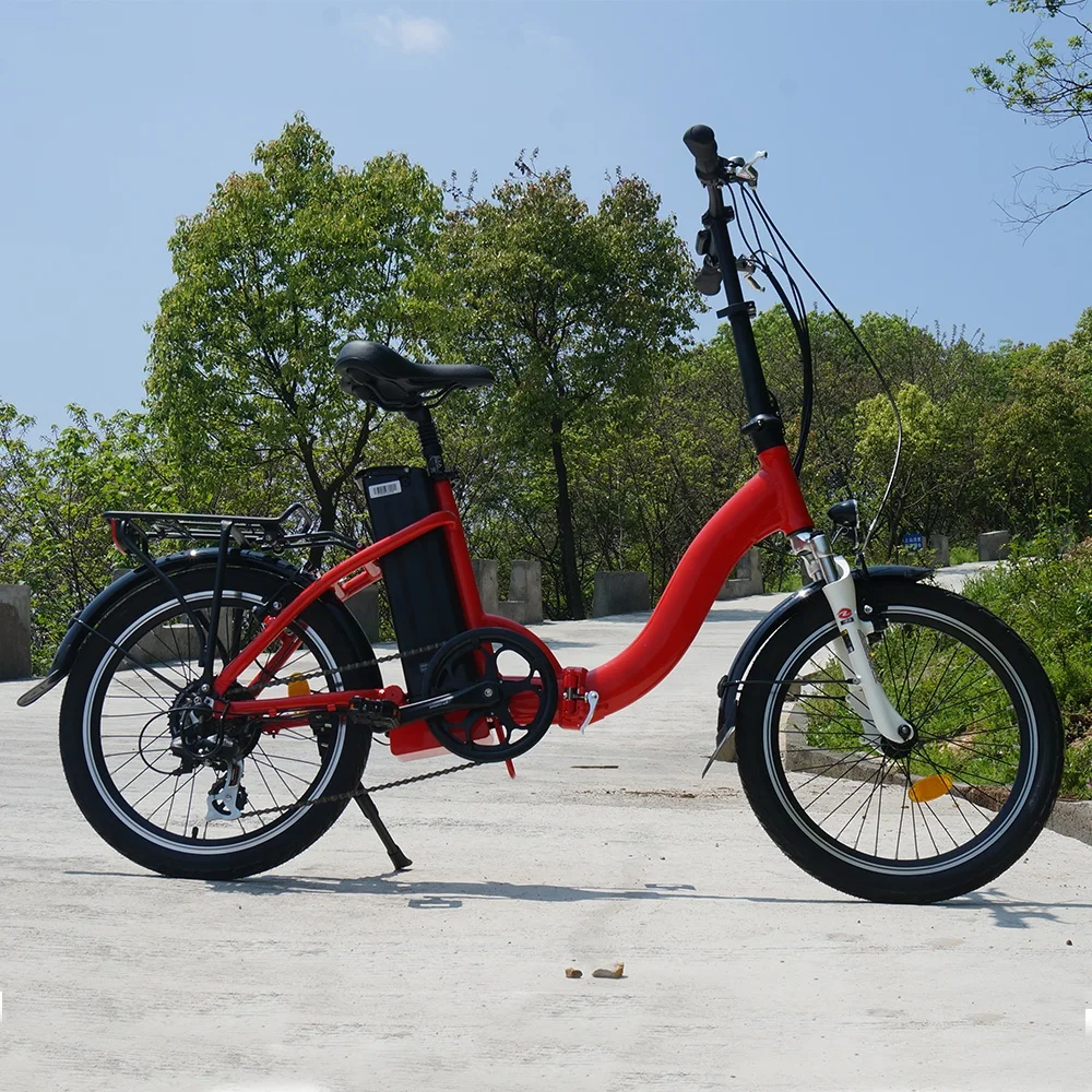 Cheap City Electric Bike 10Ah 15Ah Light Foldable EBike 48V 500W Ebike 20 inch Folding Electric Bike